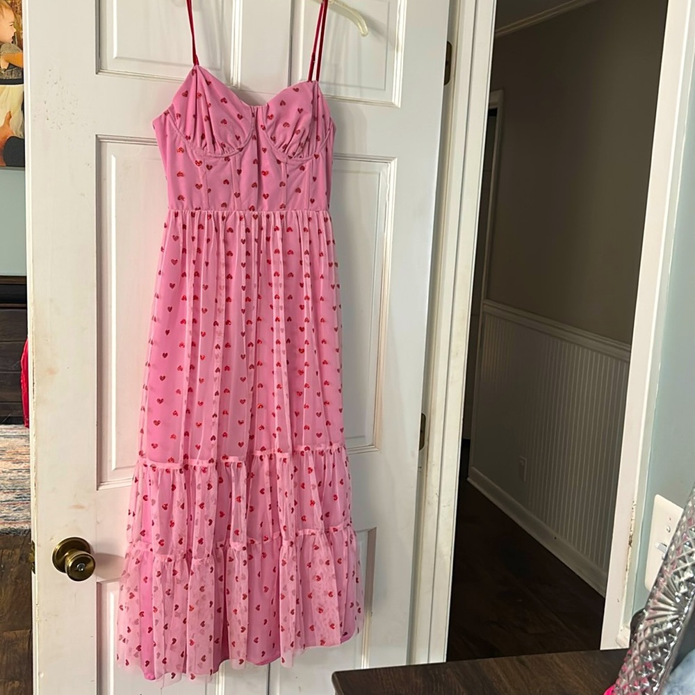 Betsy Johnson midi dress. Perfect valentine dress